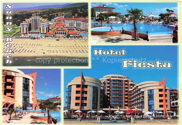 Nessebar Nessebyr Nessebre BG Sonnenstran Pool Strand Hotel Fiesta