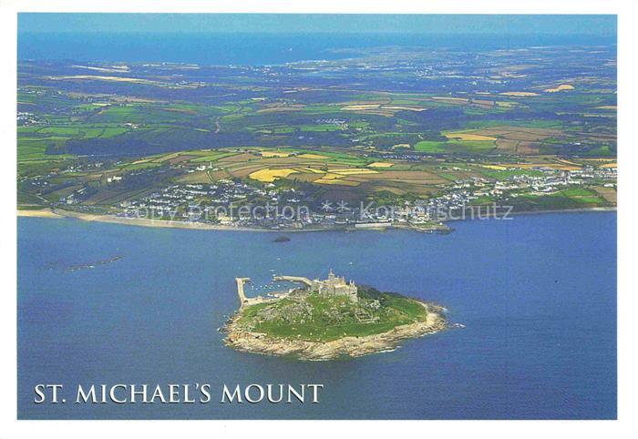 St Michaels Mount Cornwall UK Fliegeraufnahme