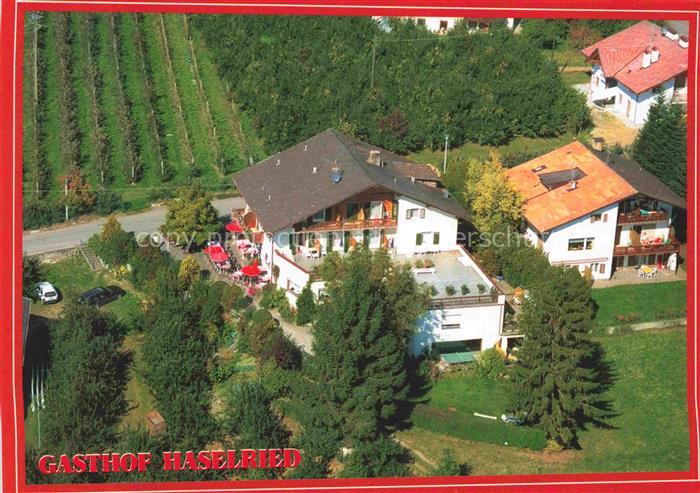 Dorf-Tirol Suedtirol IT Gasthof Haselried Fliegeraufnahme