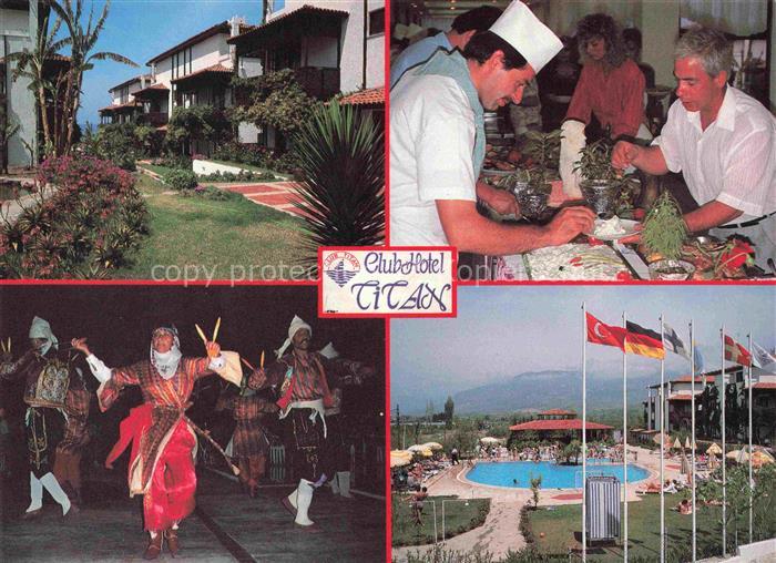 Alanya TK Club Hotel Titan Taenzer Buffet Pool