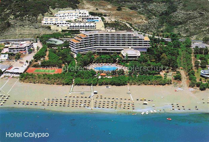 Faliraki Rhodos Greece Hotel Calypso Fliegeraufnahme