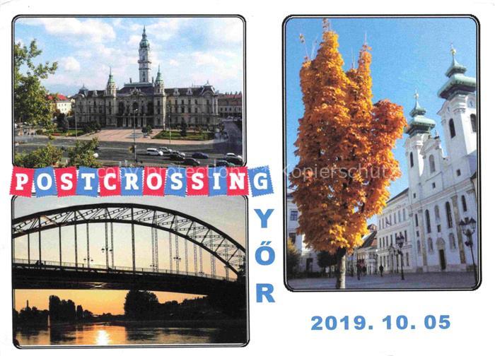 GYoeR Raab HU Schloss Bruecke Rathaus