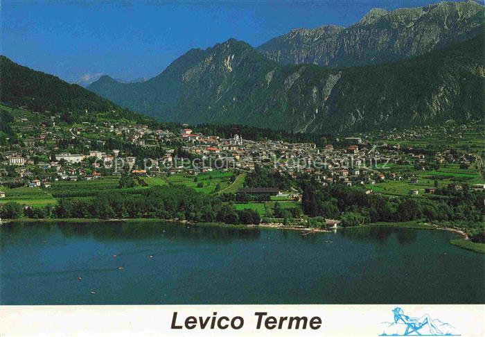 Levico Terme Trentino IT Fliegeraufnahme