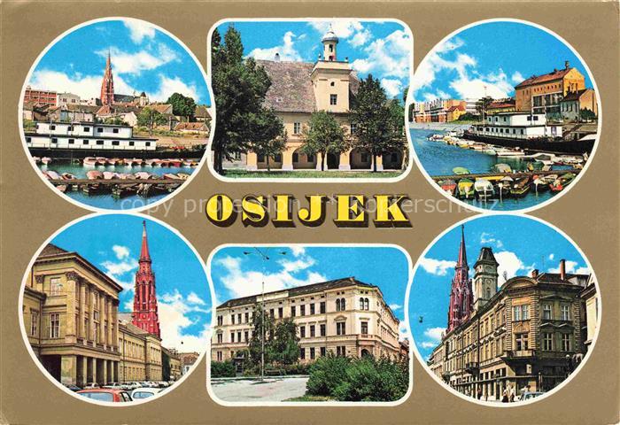 Osijek Esegg Croatia Ortsmotive Hafen