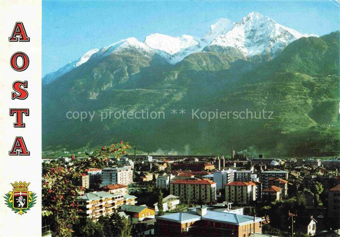 Aosta Valle d Aosta IT Panorama Sfondo M Emilius