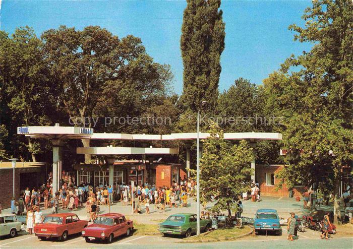 Harkanyfuerdo HU Eingang des Strandbades