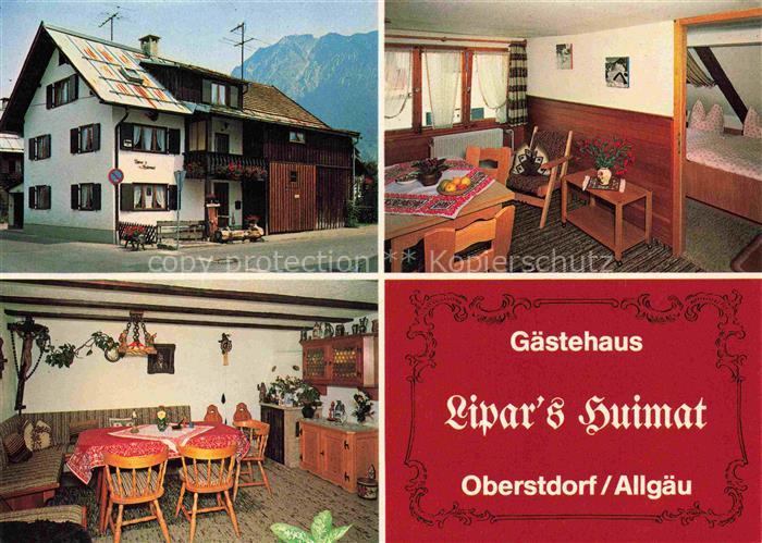 OBERSTDORF Bayern Gaestehaus Lipar's Huimat Gastraeume