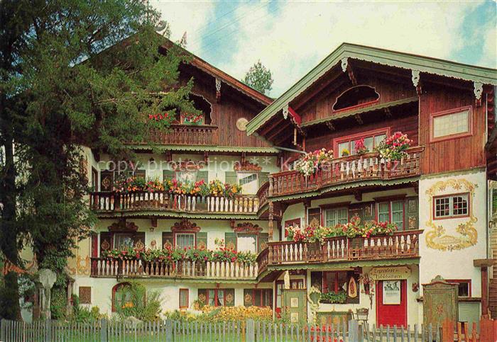 Tegernsee Bayern Wackersberger Haus in der Rosenstrasse