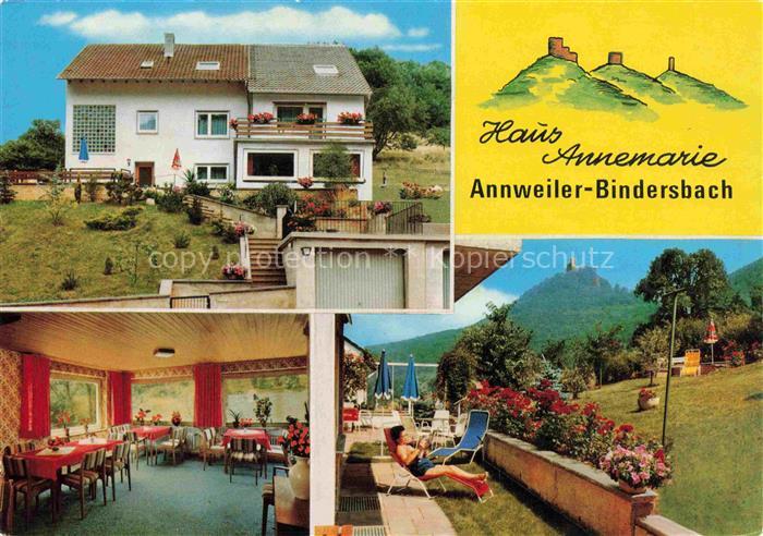 Bindersbach Haus Annemarie Gastraum Terrasse
