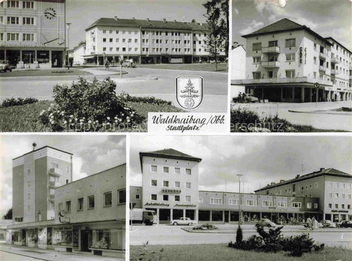 Waldkraiburg Stadtplatz Teilansichten