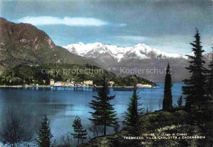 Tremezzo Lago di Como Lombardia IT Villa Carlotta e Cadenabbia
