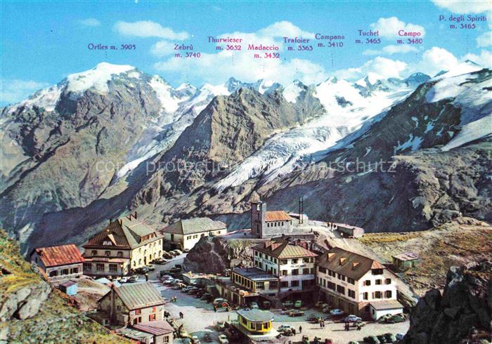 Stilfserjoch 2750m Passo dello Stelvio IT Panorama