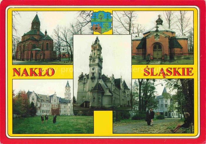 Naklo nad Notecia Nakel PL Kosciol parafinalny Palac neogotycki Mauzoleum