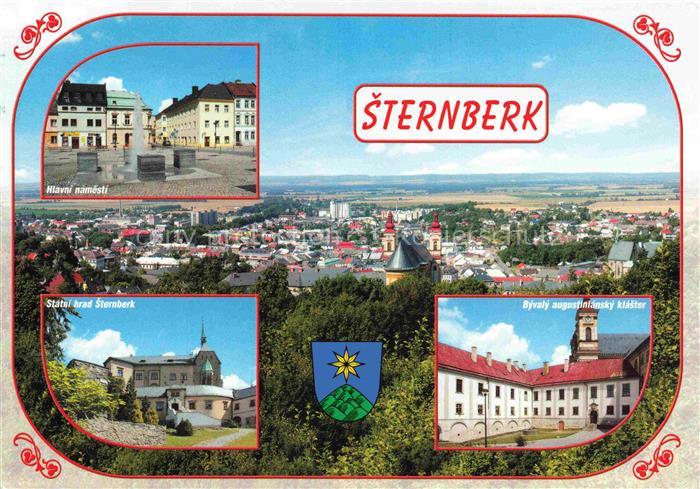 Sternberk na Morave CZ Hlavni namesti Statni hrad Sternberk Byvaly augustiniansk
