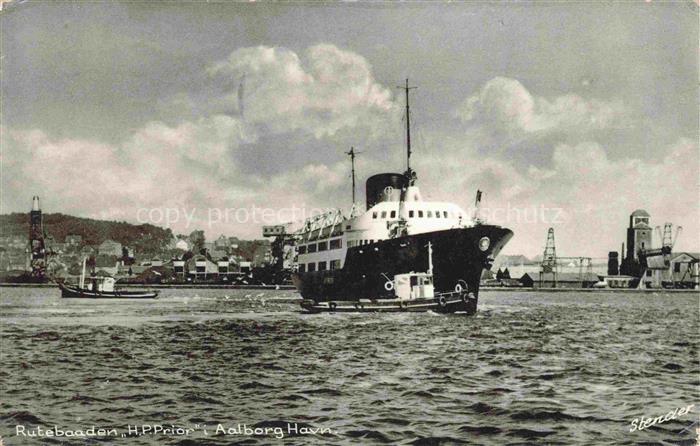 Aalborg DK Rutebaaden H.P. Prior i Aalborg Havn