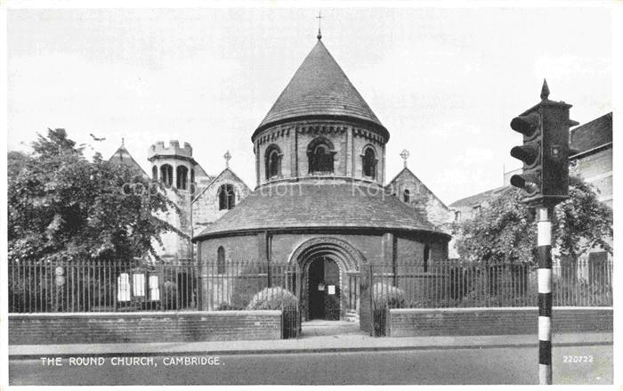 Cambridge  UK Cambridgeshire The Round Church Valentines Postcard