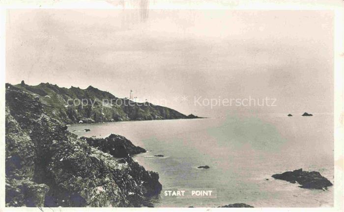 Devon  Exeter UK Panorama Coast Start Point