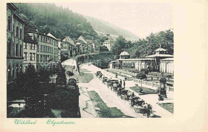 WILDBAD  Schwarzwald Olgastrasse
