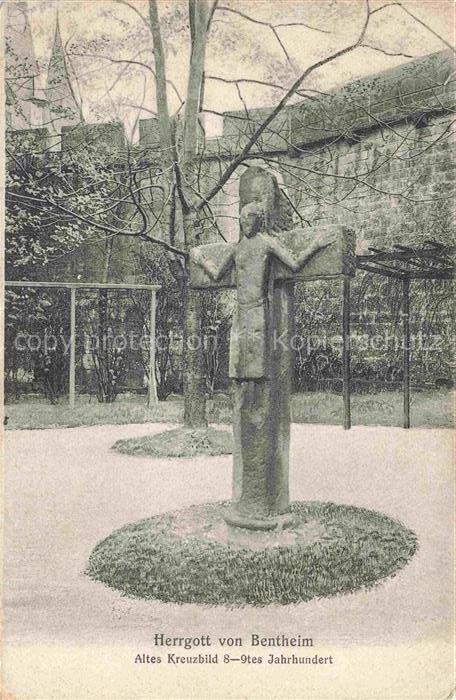 Bentheim BAD BENTHEIM Herrgott von Bentheim Altes Kreuzbild 8. - 9. Jhdt.