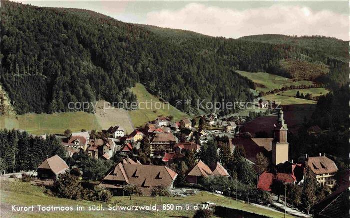 Todtmoos Schwarzwald BW Panorama Luftkurort im Schwarzwald