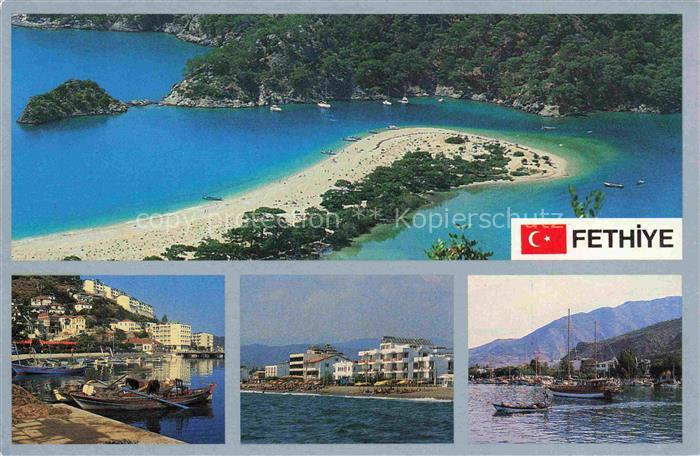 Fethiye Mugla TK Kuestenpanorama Bucht Hafen Hotels Strand