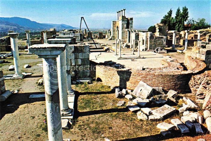 Izmir Smyrne Smyrna TK Selcuk Inneres der Basilika des Heiligen Johannes Ruinen