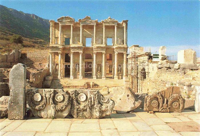Efes TK Library of Celsus Ruinen