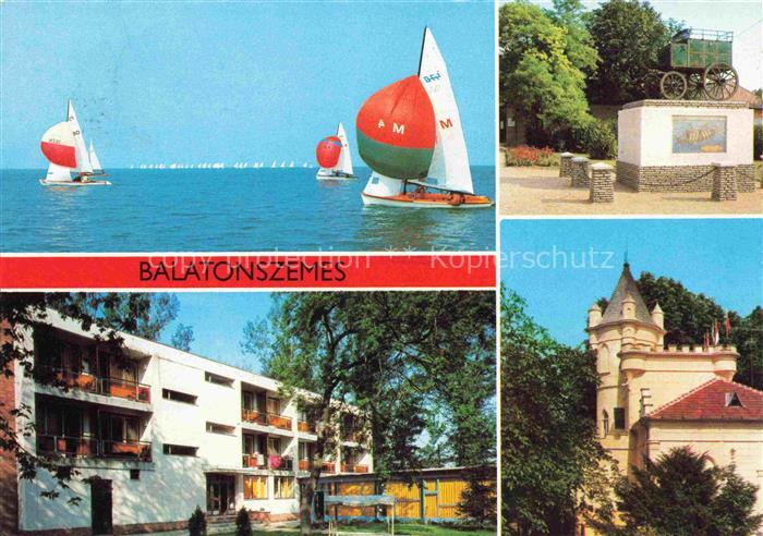 Balatonszemes Segeln auf dem Plattensee Alte Kutsche Hotel Schloss