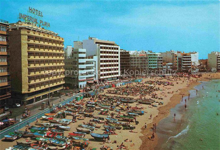 Las Canteras Vista parcial Playa Hoteles