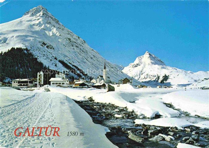 Galtuer Tirol AT Panorama Wintersportplatz Alpen