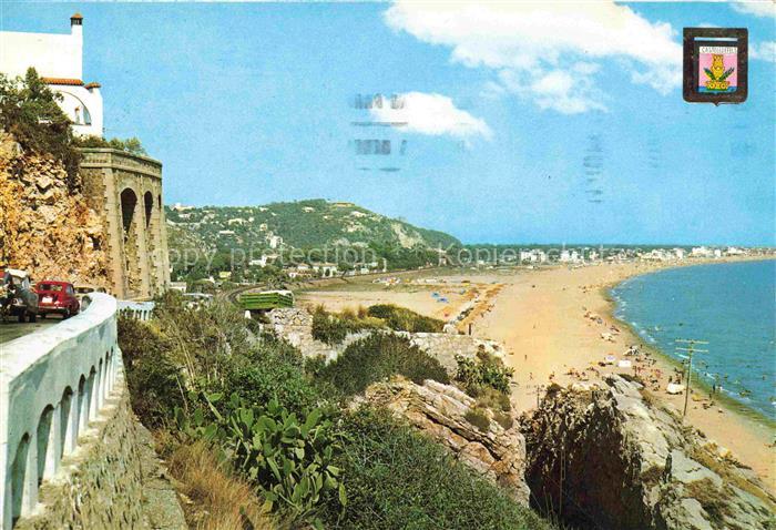 Castelldefels BARCELONA Cataluna ES Panorama Strand