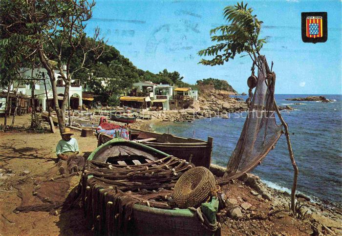 Costa Brava Espana Kuestenpanorama Fischer