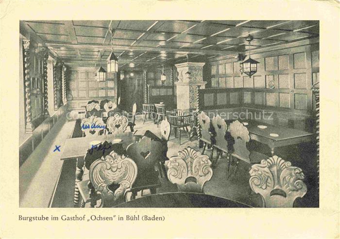 Buehl Baden Burgstube im Gasthof Ochsen