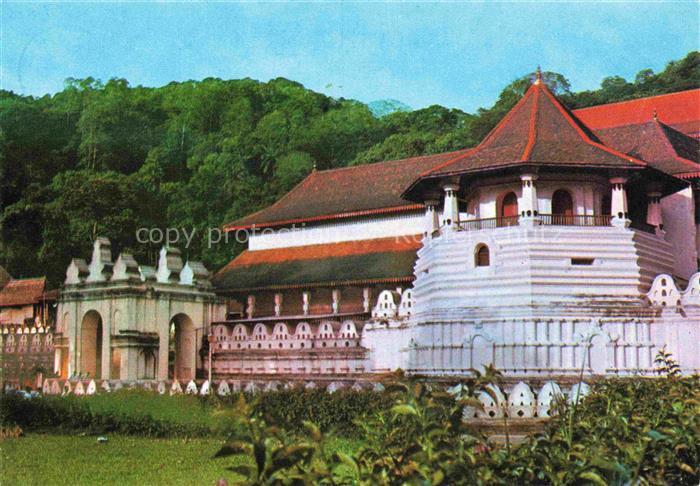 Kandy Lake Ceylon Sri Lanka Temple of the Tooth