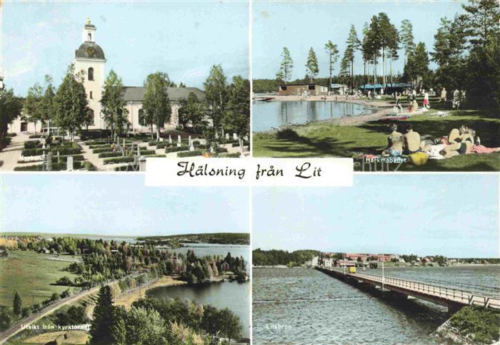 Lit oestersund Sweden Kyrkan Harkmobadet Panorama Litsbron