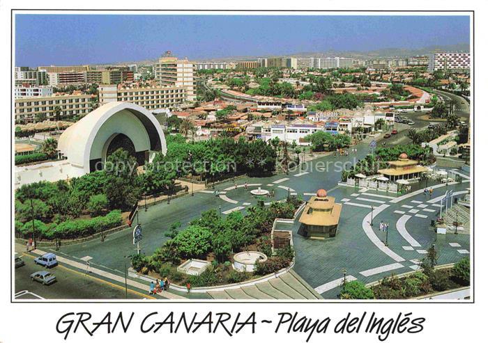 Playa del Ingles Gran Canaria ES Stadtpanorama Templo Ecumenico