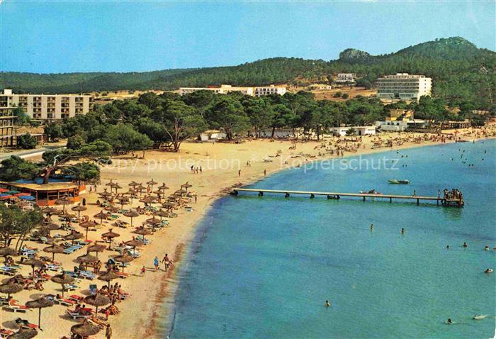 Santa Ponsa Mallorca ES Kuestenpanorma Strand