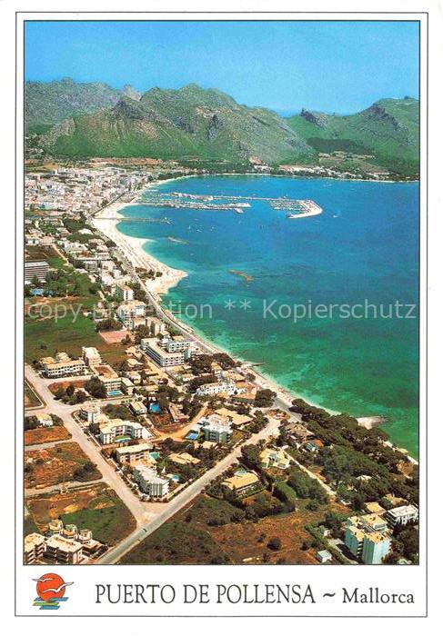 Puerto de Pollensa Fliegeraufnahme