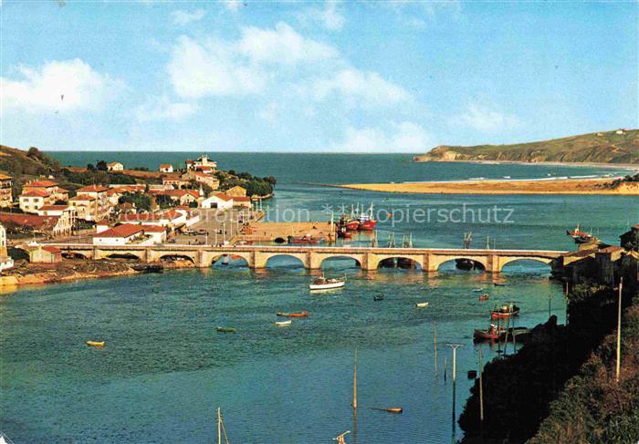 San Vicente de la Barquera Panorama Bucht