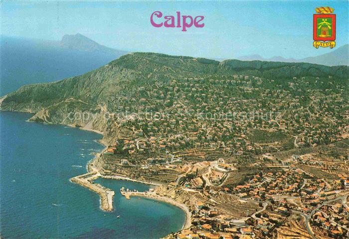 Calpe Calp Alicante ES Vista aérea