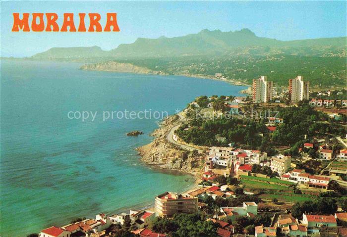 Moraira Alicante ES Vista aérea