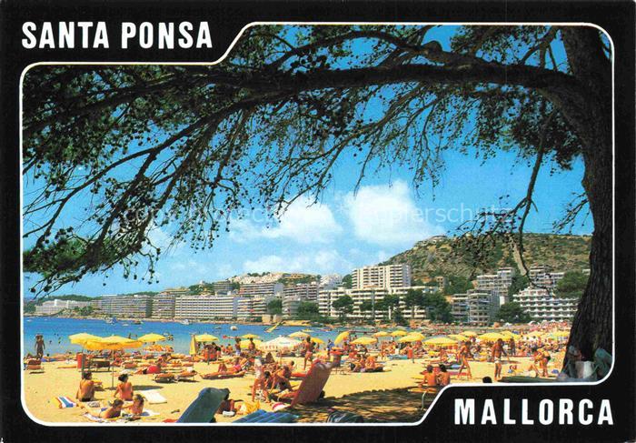 Santa Ponsa Mallorca ES Panorama Strand