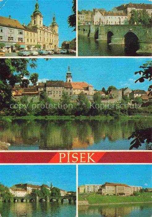 Pisek  Pisch Pisku CZ Teilansichten
