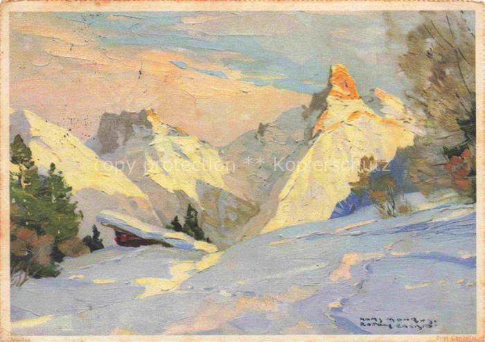 Christlessee Christelsee Oberstdorf Bayern Kuenstlerkarte