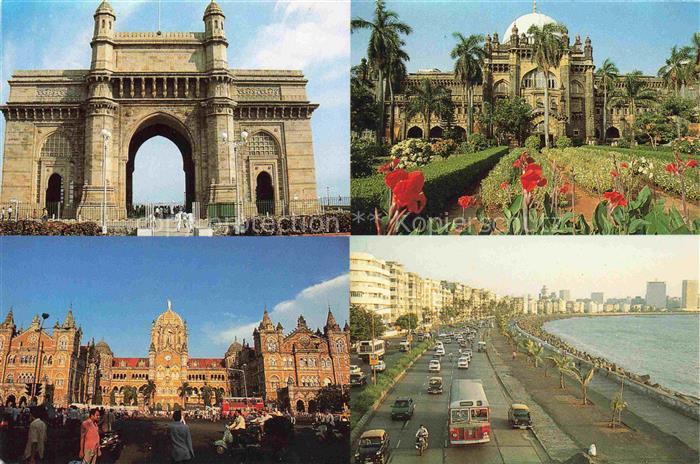 Bombay Mumbai India Teilansichten Stadtzentrum