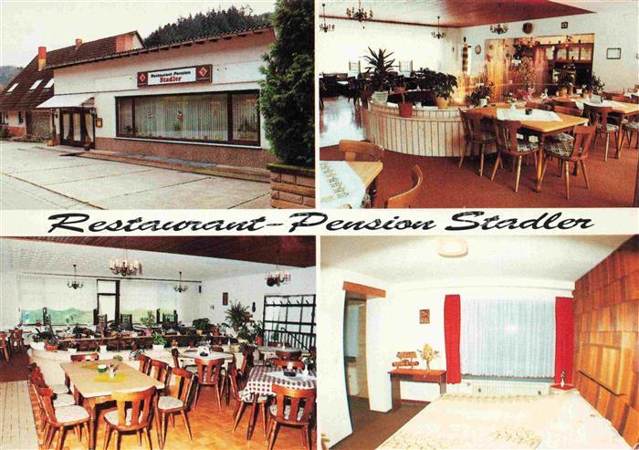Schwarzbach Elmstein Restaurant Pension Stadler Gastraeume Bar Zimmer