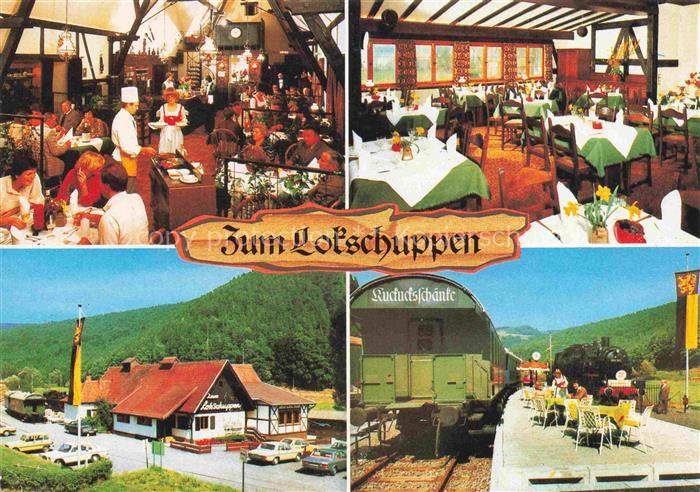 Appenthal Gaststaette Zum Lokschuppen Gastraeume Kuckucks Schaenke