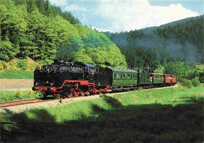 Elmstein Rheinland-Pfalz Dampflokomotive 24009 aus dem Kuckuckbaehnel im Elmstei