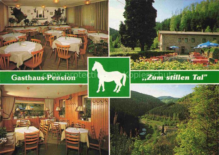 Hornesselwiese Gasthaus Pension Zum stillen Tal Gastraeume Garten