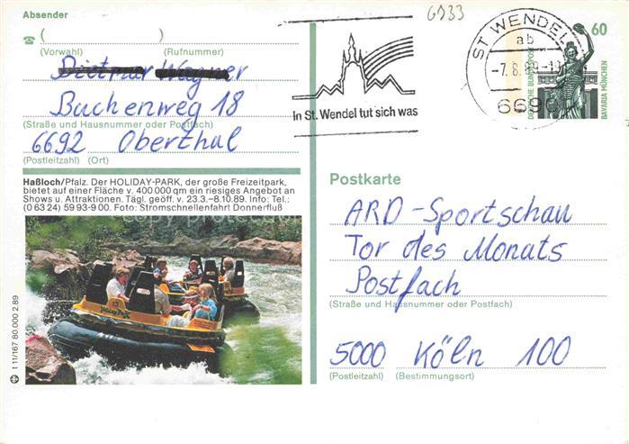 Hassloch Pfalz Holiday Park Stromschnellenfahrt Donnerfluss